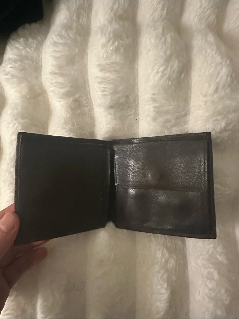 Vintage Brown Monogram Canvas Bifold Wallet